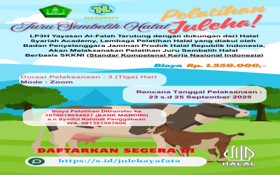 LP3H YAYASAN AL-FALAH TARUTUNG JAJAKI KERJA SAMA DENGAN HASYDEMI UNTUK PENDIDIKAN DAN PELATIHAN JURU SEMBELIH HALAL